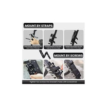 Cargar imagen en el visor de la galería, Candado Plegable Impermeable Sende Para Moto Y Bicicleta Negro