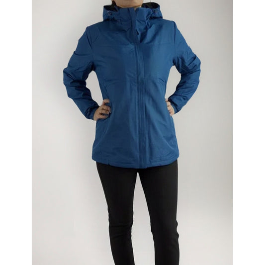 Chaqueta Mujer Parka Forro Piel Azul (m-l) Azul Acero L Azul