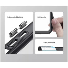 Cargar imagen en el visor de la galería, Funda Transparente Con 2 Vidrios Templados Para iPhone 14 Cian For iPhone 14