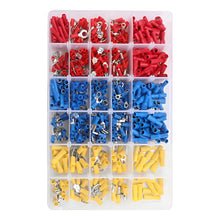 Cargar imagen en el visor de la galería, Kit 480 Terminales Aislados Eléctricos Conectores Con Caja Variado