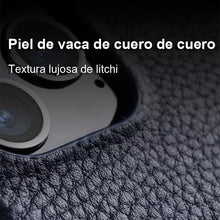 Cargar imagen en el visor de la galería, Funda De Cuero Genuino Para iPhone 15 Plus