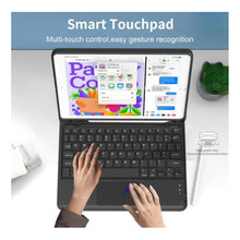 Load image into Gallery viewer, Funda Carcasa Con Teclado Touchpad Para iPad 10.2 7/8/9 Gene Negro