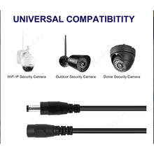 Cargar imagen en el visor de la galería, Cable Extension 5mts 12v Para Camara De Seguridad Vshop Negro
