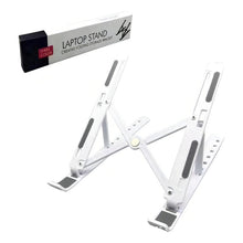Cargar imagen en el visor de la galería, Soporte Elevador Notebook Base Plegable Laptop Portatil Color Blanco