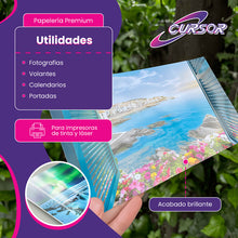 Cargar imagen en el visor de la galería, Papel Fotografico Glossy Brillante A3+ 33x48 230gr 50 Hojas