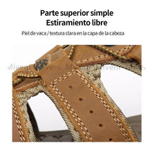 Cargar imagen en el visor de la galería, Sandalias Hombre Miveni Aire Libre Y Deporte Marrón Café 45 Eu
