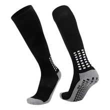 Cargar imagen en el visor de la galería, Medias Deportiva Antideslizante Larga Espesar 2pares Negro/azul