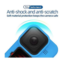 Load image into Gallery viewer, Funda De Silicona Para Gopro Hero 11/10/9 Negro Y Azul 2pcs Azul/negro