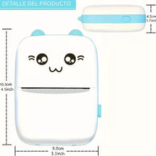 Cargar imagen en el visor de la galería, Mini Impresora Termica Portatil Bluetooth Bateria Recargable Blanco