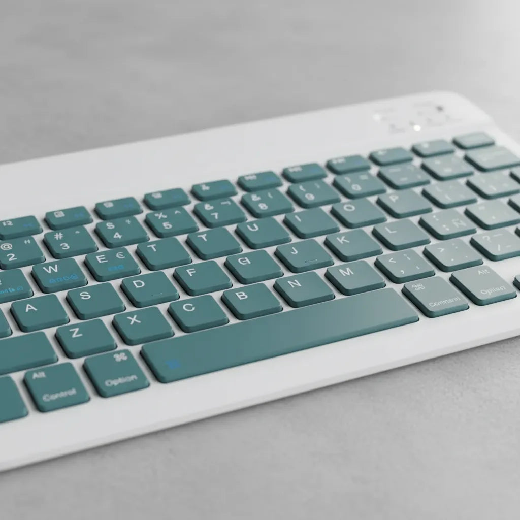Carcasa Soft Para Ip Mini 4/5 (7.9)+ Teclado Verde Oscuro