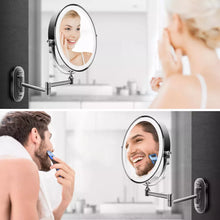 Load image into Gallery viewer, Espejo Iluminado De Pared Recargable De Doble Zoom X7