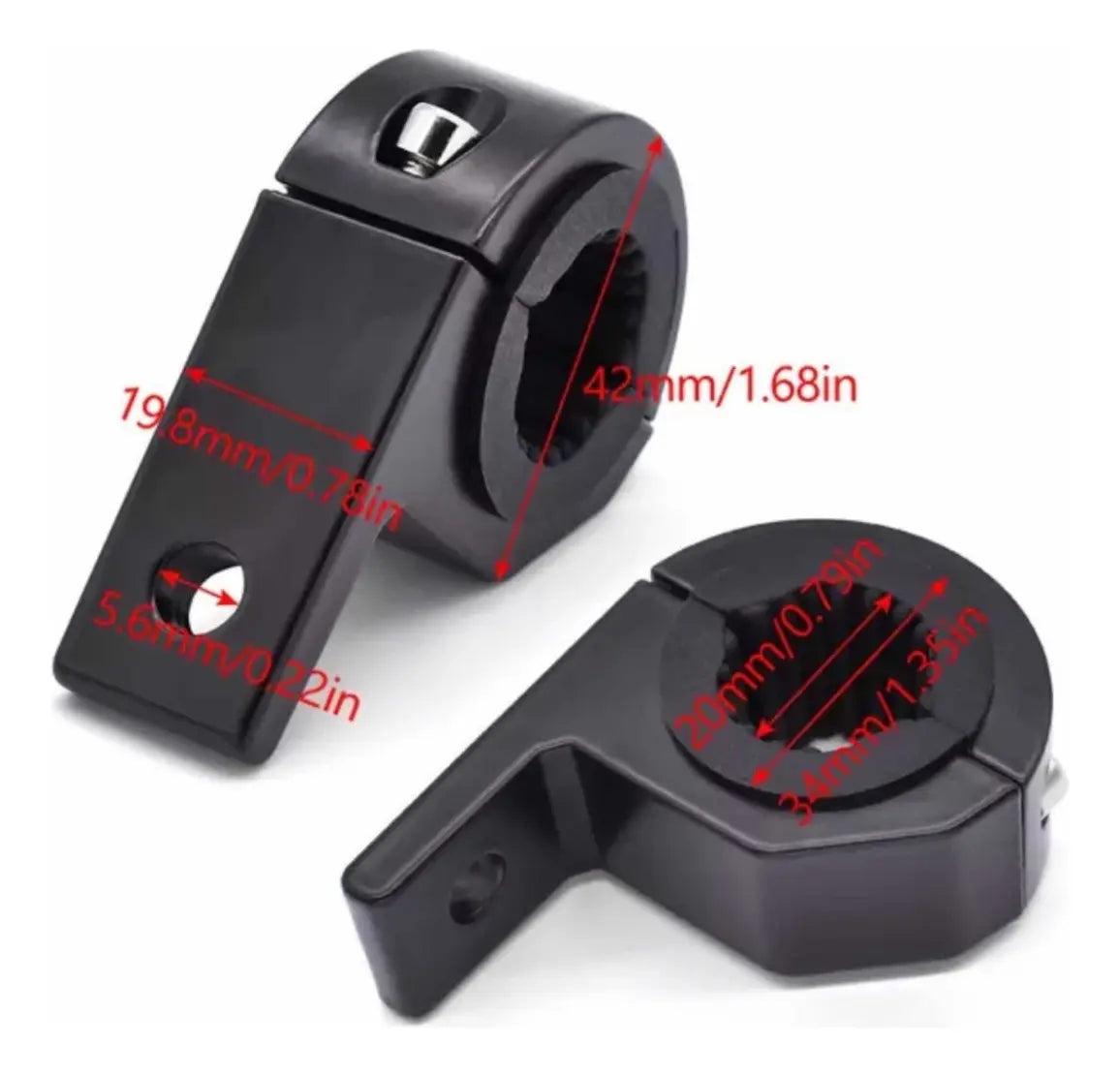 Soporte Para Focos Neblineros Motos Universal