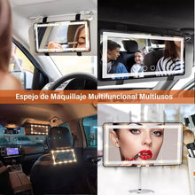 Load image into Gallery viewer, Espejo De Maquillaje De Visera De Coche Con 3 Modos Luz Led