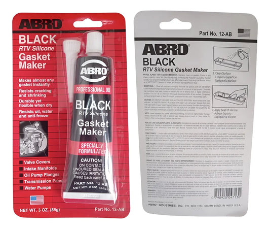 Silicona Negra Black Gasket Americana Abro Alta Temperatura