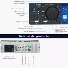 Load image into Gallery viewer, Reproductor Mp5 4.1 Un Solo Din Para Auto Con Camara Retroce