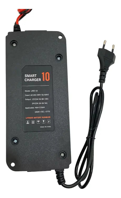 Cargador de Batería Inteligente y Rápido 12V 10A / 24V 5A
