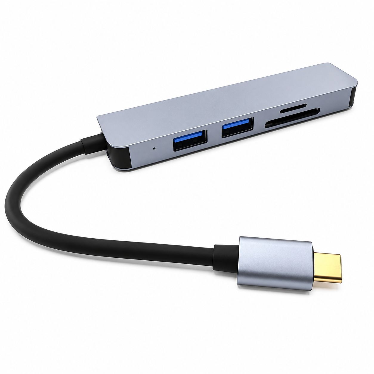 Hub Usb-c Multipuerto Rj45 Micro / Sd / Usb 3.0