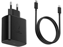 Load image into Gallery viewer, Cargador Samsung TA4510 Power Adapter 45W Tipo C Negro