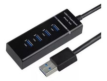 Cargar imagen en el visor de la galería, Hub Usb 3.0 4 Puertos De Alta Velocidad Indicador Led Azul