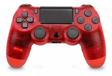 Cargar imagen en el visor de la galería, Joystick Inalámbrico Para Ps4 Transparente rojo Doubleshock