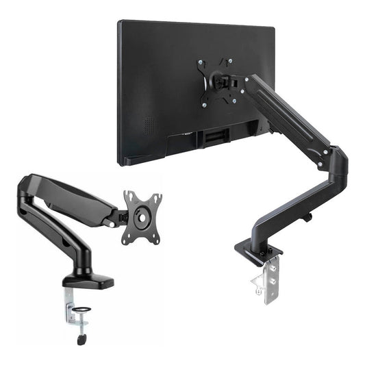 Soporte Ergonomico A Gas Para Monitor De Escritorio 17 A 32° Color Negro