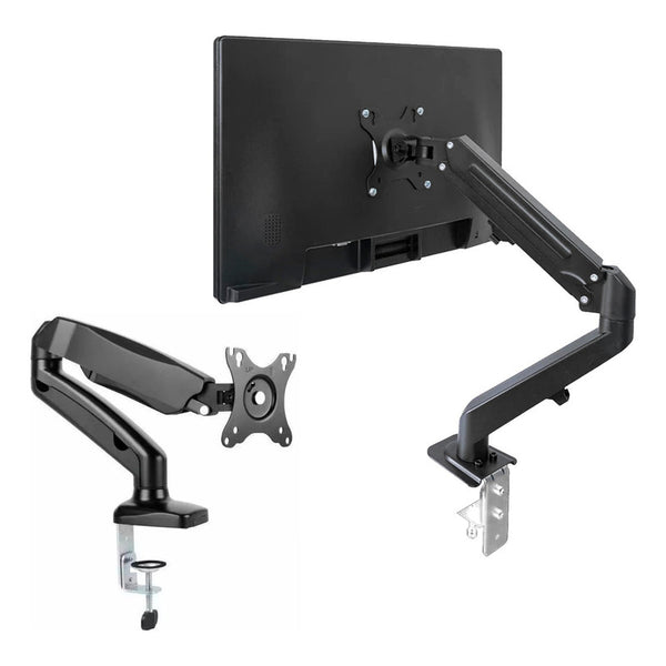 Soporte Ergonomico A Gas Para Monitor De Escritorio 17 A 32° Color Negro