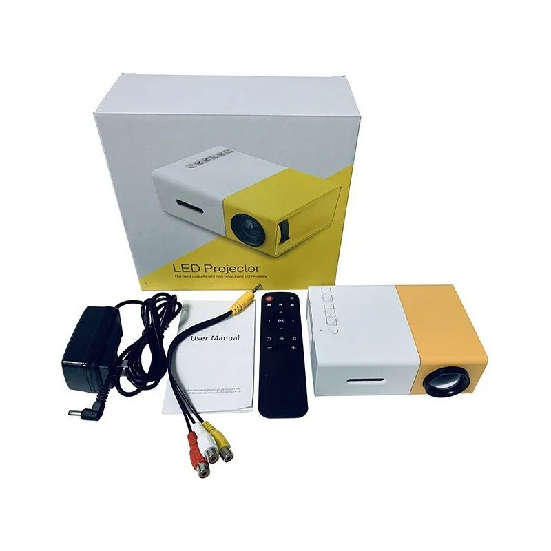 Proyector Mini Genérica Yg300 600lm Amarillo/blanco