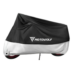 Cobertor De Moto Universal Motowolf 0802 - 4xl Negro/plata