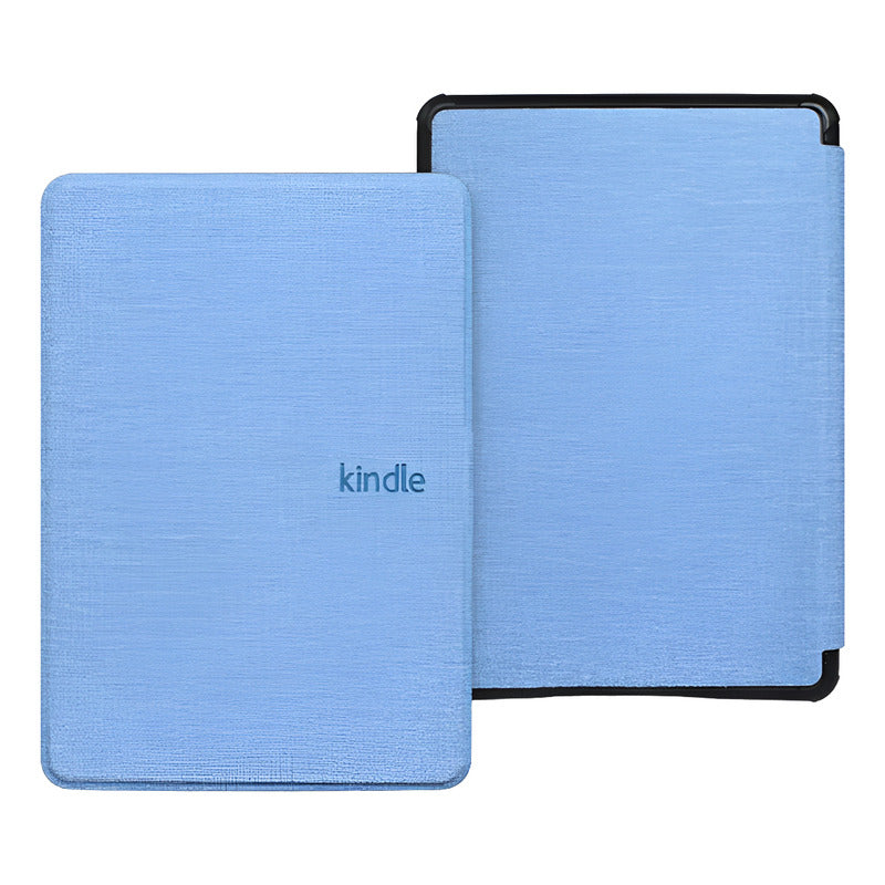 Funda Con Tapa Para Kindle 6 Básico 10a/11a Gen Resistente Azul Claro
