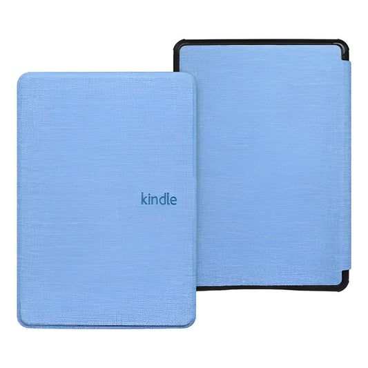 Funda Con Tapa Para Kindle 6 Básico 10a/11a Gen Resistente Azul Claro