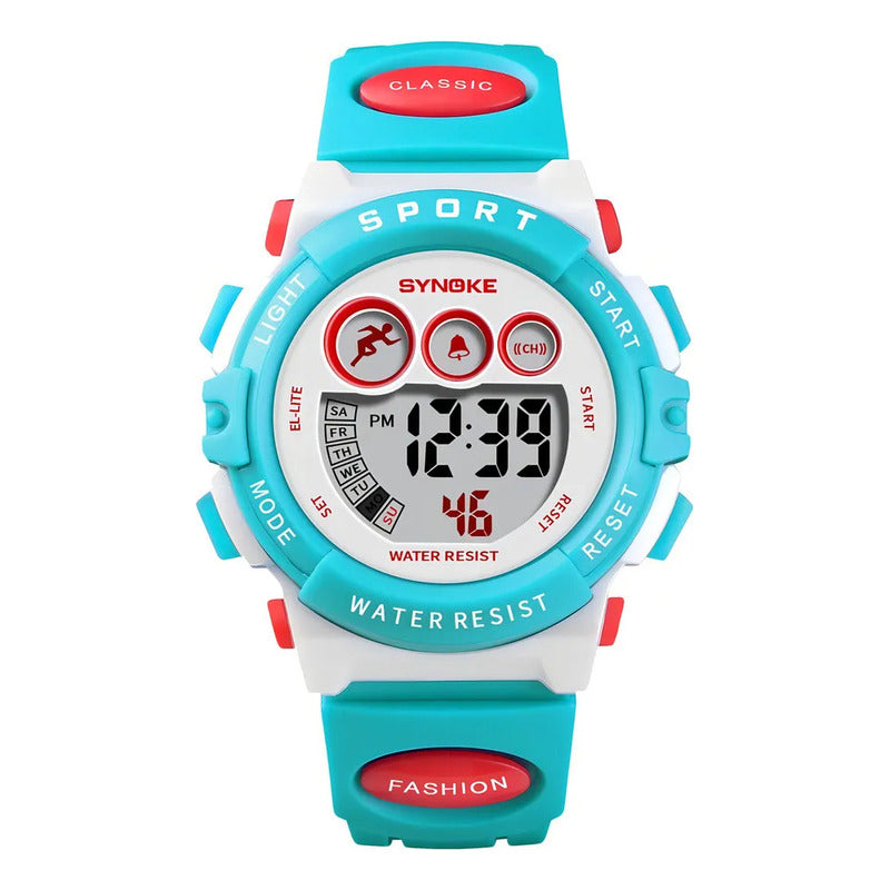 Reloj Digital Juvenil  99269h - Reloj Niño - Niña Celeste Blanco Blanco