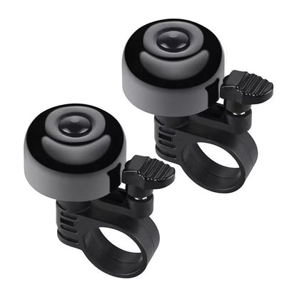 2 Pcs Campanilla Mini Timbre Para Bicicleta Negro 2 Pcs Campanilla Mini Timbre Para Bicicleta
