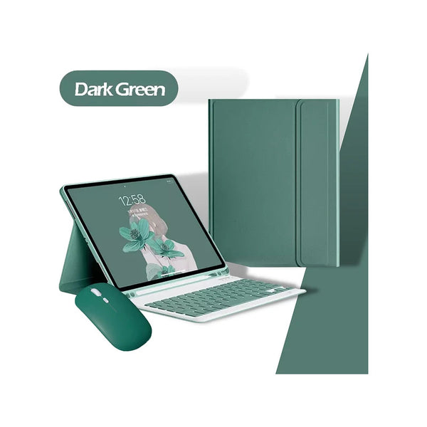 Funda Con Teclado Mas Mouse Para iPad Pro 11 4a 3a 2a Gen
