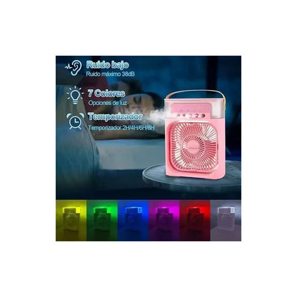 Ventilador Portátil Hunifiicador De Aire Frio  Portátil Usb