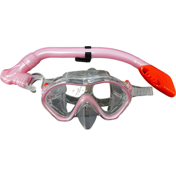 Kit De Snorkel Y Mascara Para Niñas Rosa