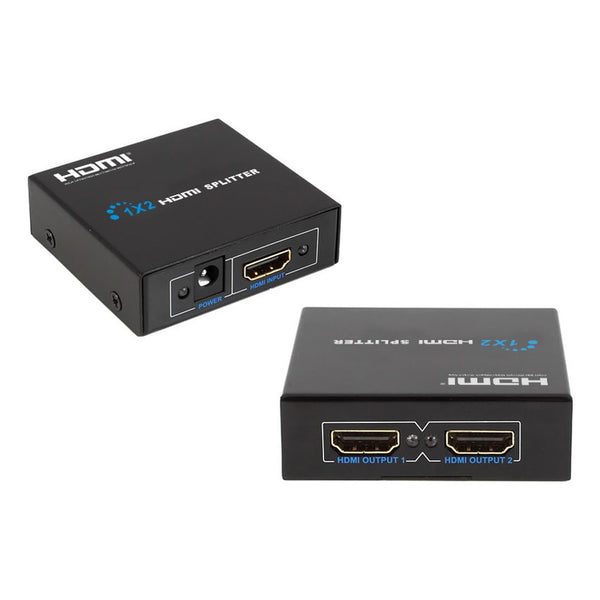 Splitter Hdmi 1x2 Full Hd Activo 2 Salidas 1080p Tv / Metal