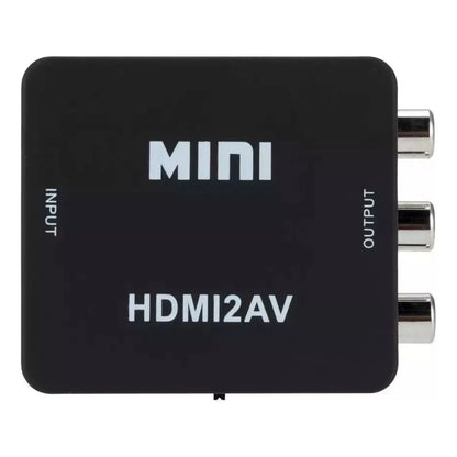 Mini Adaptador De Señal Hdmi - Rca Audio Y Vídeo