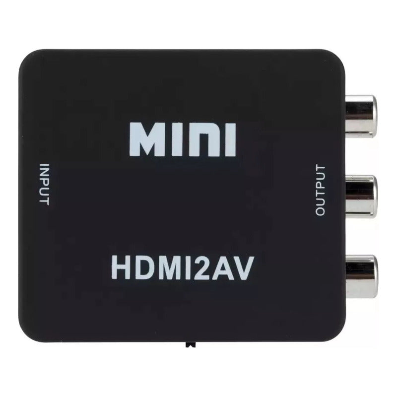 Mini Adaptador De Señal Hdmi - Rca Audio Y Video