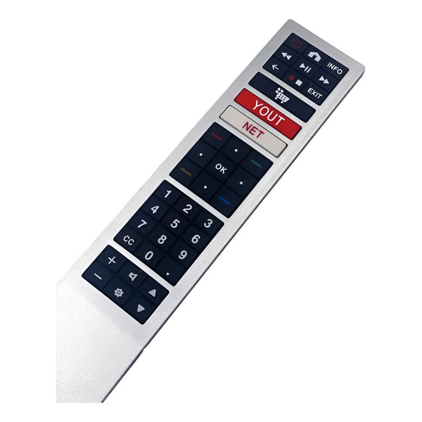 Control Genérico Compatible Aoc Smart Tv U6295 Tv U6285 Plateado