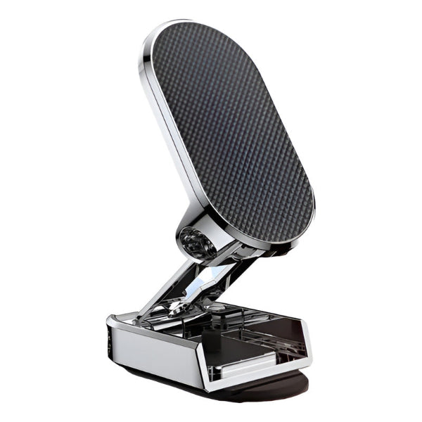 Soporte Celular Teléfono Tablet Magnético Imán Extensible Plateado