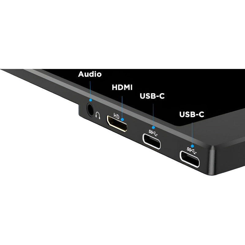 Monitor Portatil Full Hd 15.6 Multiples Conexiones Negro Negro