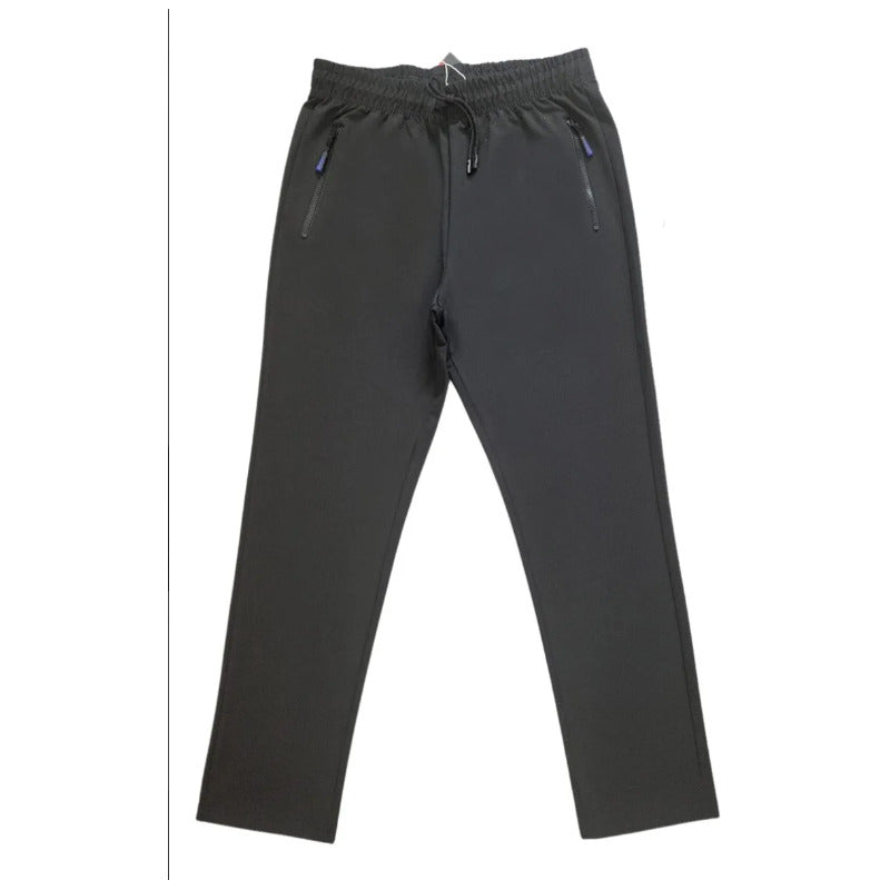 Pantalón Hombre. Buzo Recto Tradicional Delgado, Verano Negro 980 Liso Xxl