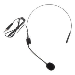 Sistema Inalámbrico De Diadema Electret Micrófono Negro Negro