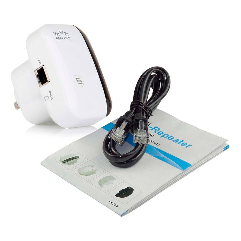 Repetidor Wifi Inalambrico De 300 Mbps - 05008 Mertel Color Blanco