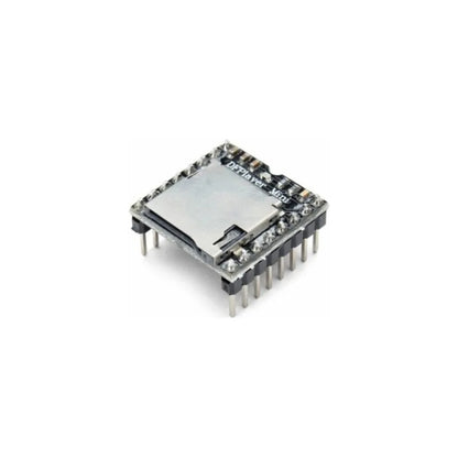 Módulo Reproductor Audio Digital Mp3 Serial Slot Sd [ Max ] Plateado
