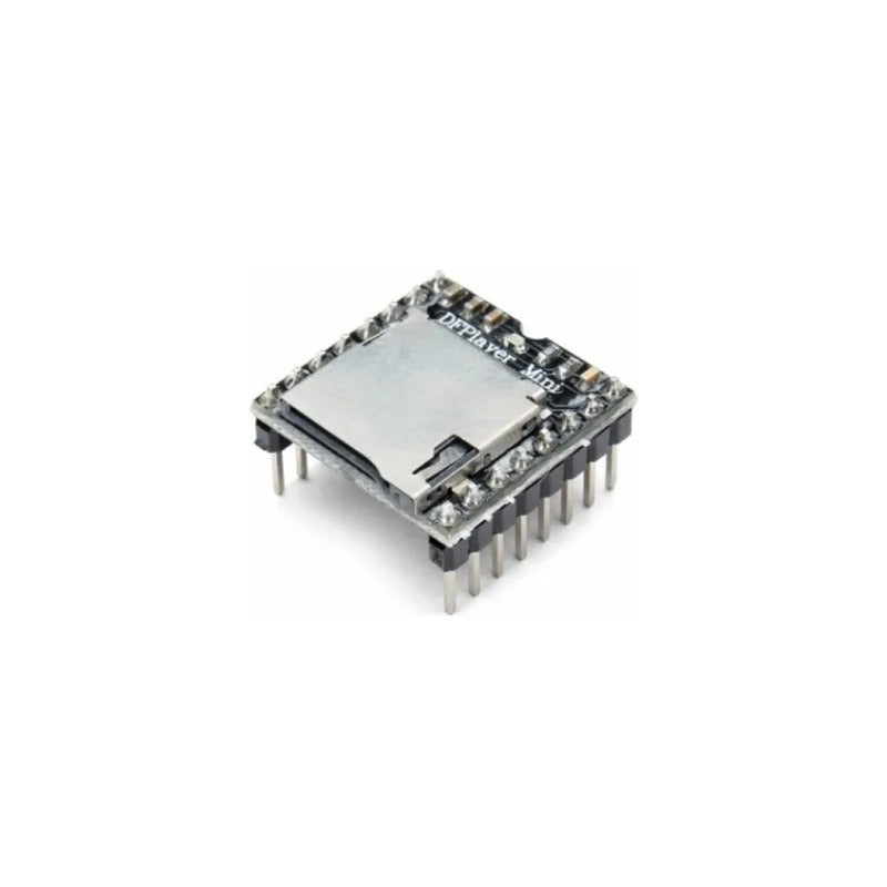 Módulo Reproductor Audio Digital Mp3 Serial Slot Sd [ Max ] Plateado