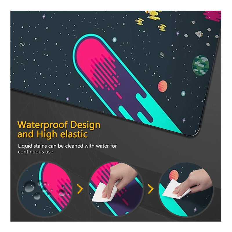Mousepad Gamer Among Us Xxl 90x40 Cm Antideslizante Color Negro
