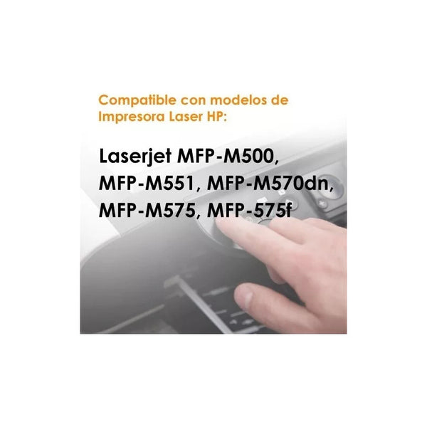 Toner Alternativo 507a (ce401a) Cyan M500 Mfp-m551 M570