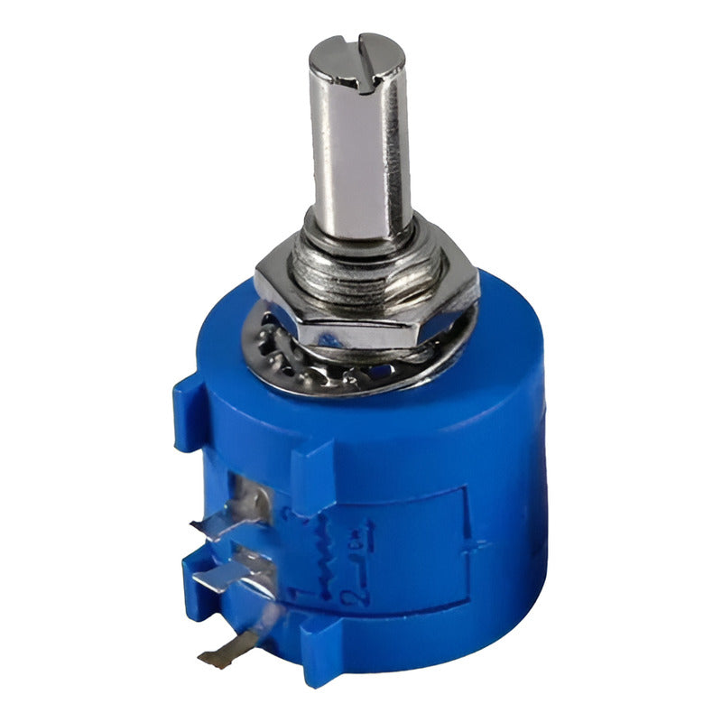 Potenciómetro Multi Giro 3590s 10k Con Perilla De Bloqueo