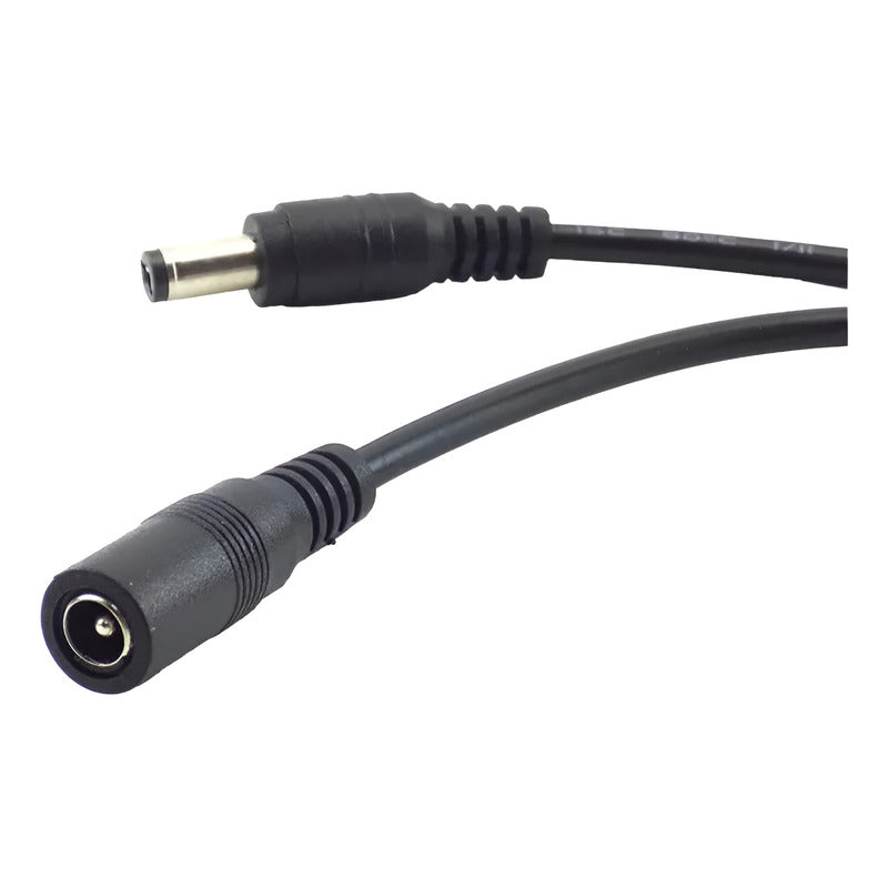 Cable Extensión 5mts 12v Para Camara De Seguridad Vshop Negro